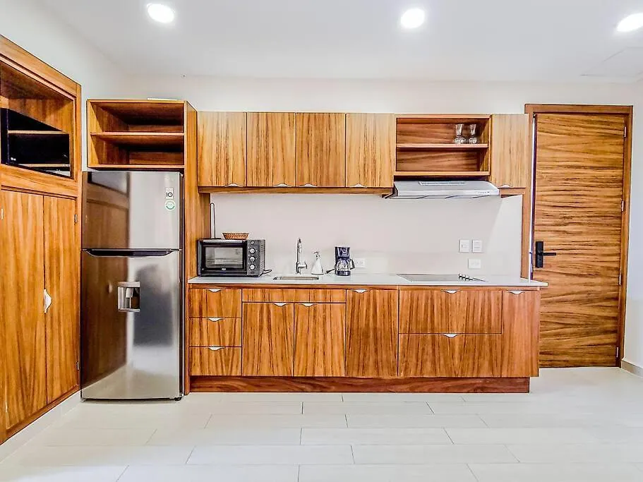 Hermoso Tranquilo Y Acogedor Condo Moderno Playa del Carmen 0*,