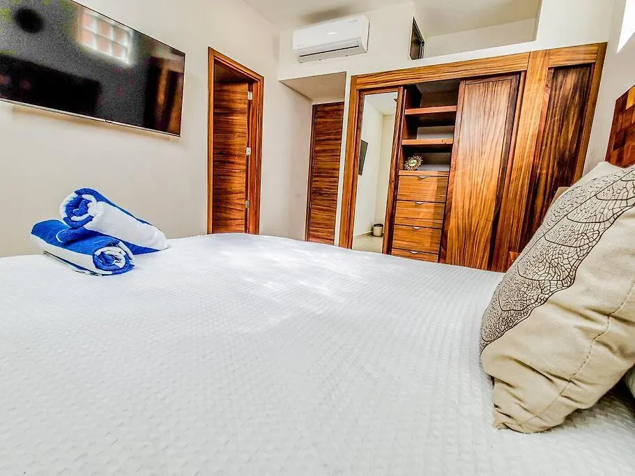Hermoso Tranquilo Y Acogedor Condo Moderno Playa del Carmen